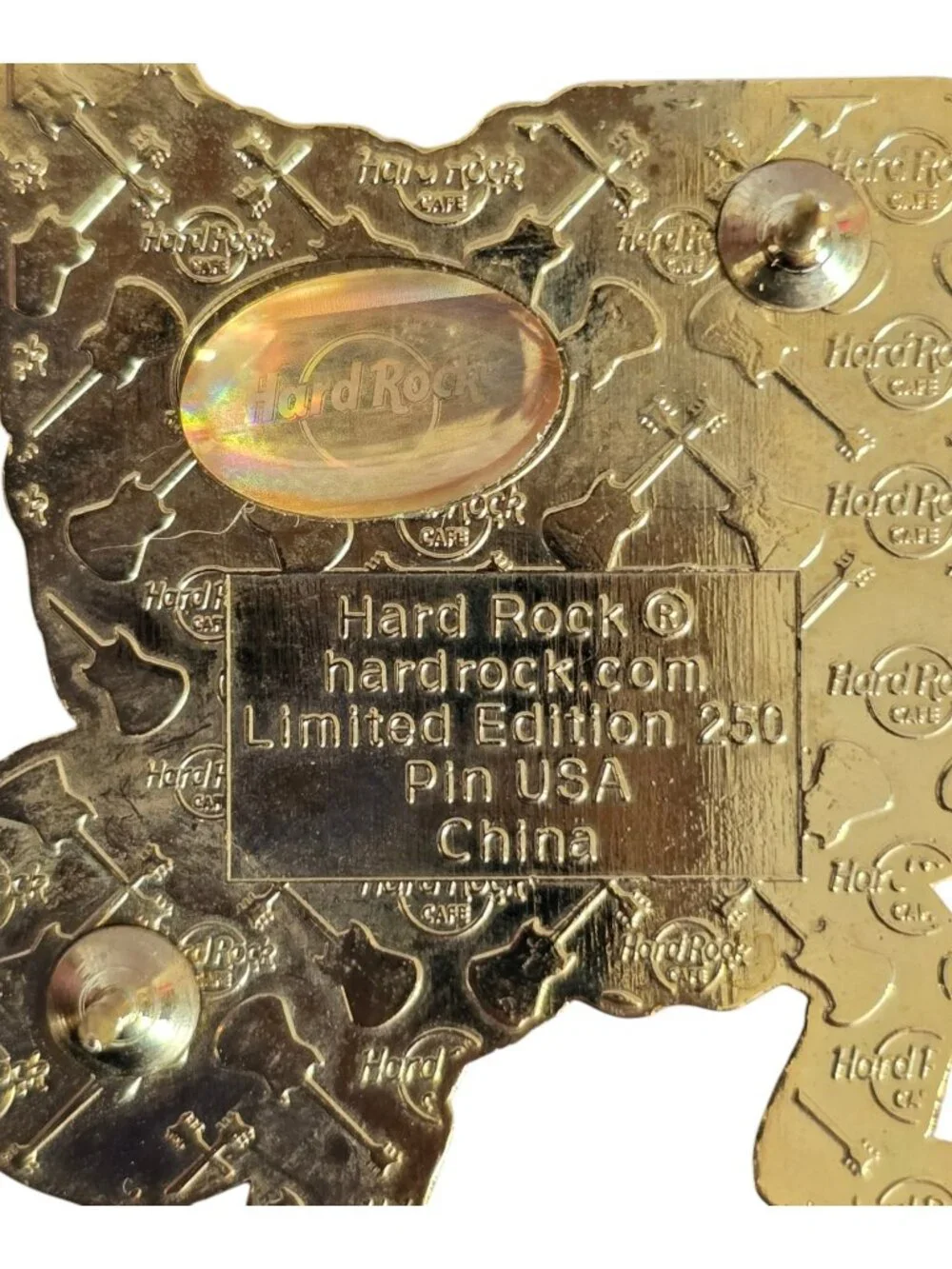 Hard Rock Cafe Pin Cleveland Ohio Police Drummer Limited Edition 2010